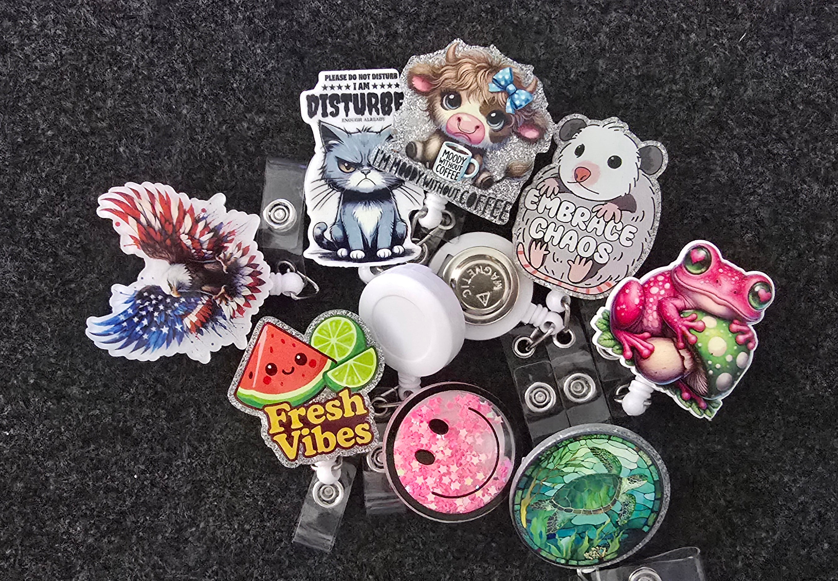 Magnetic Badge Reels