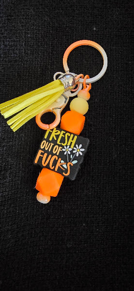 fresh out of f..ks keychain