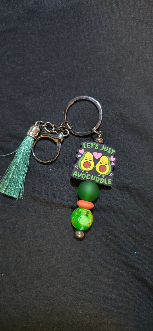 Avocado keychain