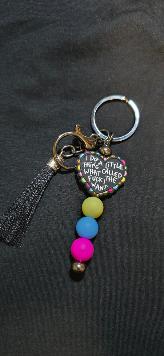 Multi colored Little thing called keychain