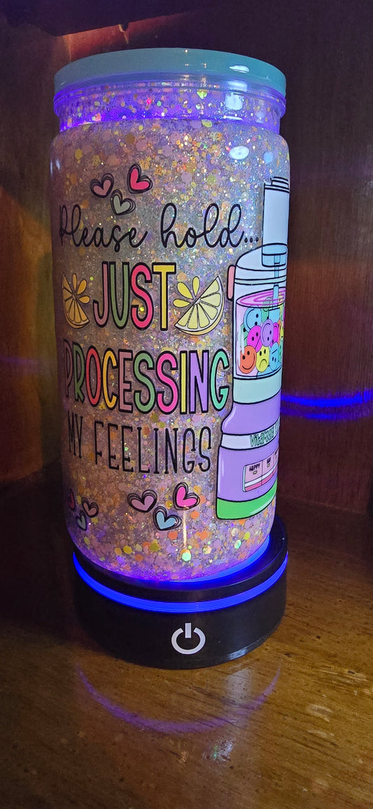 Pre made  feelings snowglobe cup