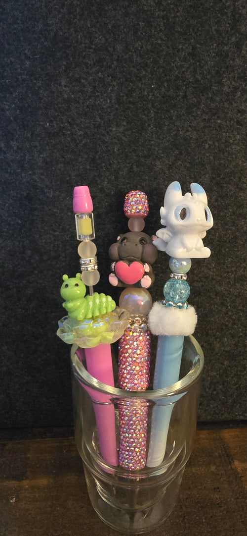 #2 handcrafted beaded pens