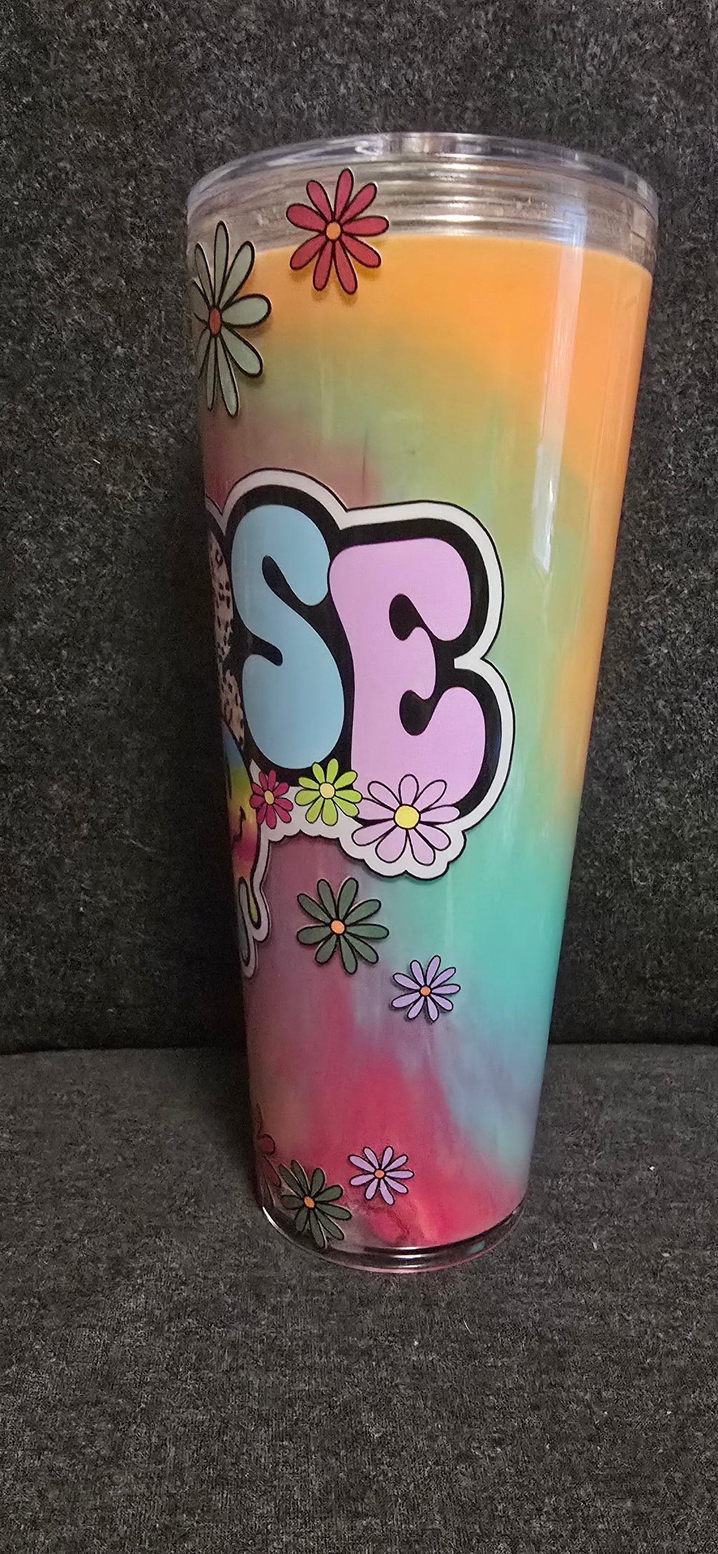 Nurse 24oz acrylic paint tumbler