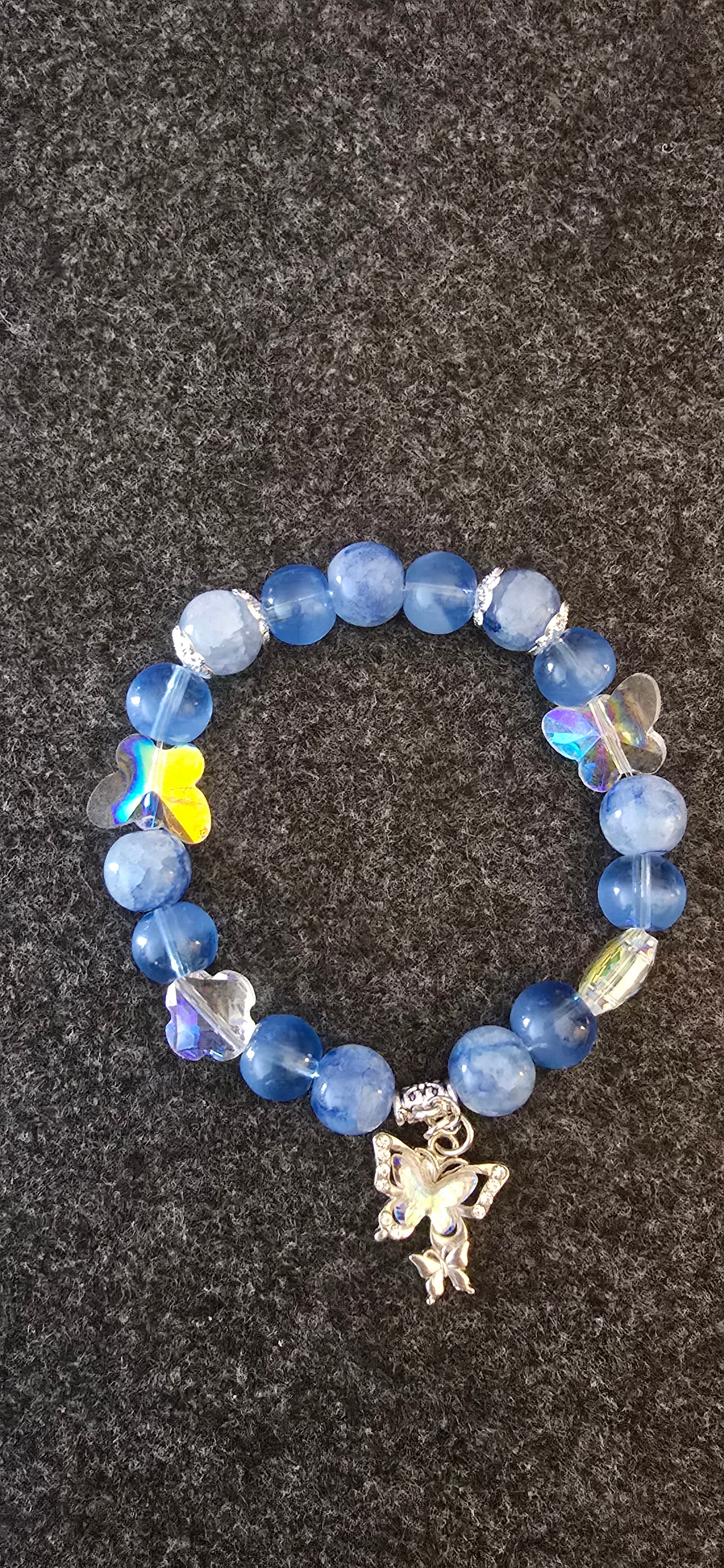 Blue Butterfly Bracelet