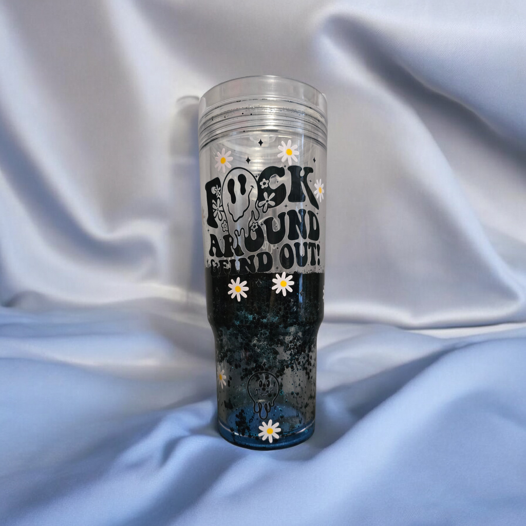F around-40oz acrylic w/handle