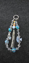 Little Blue Flowers Phone Charm or Keychain