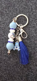 Blue Carebear Keychain