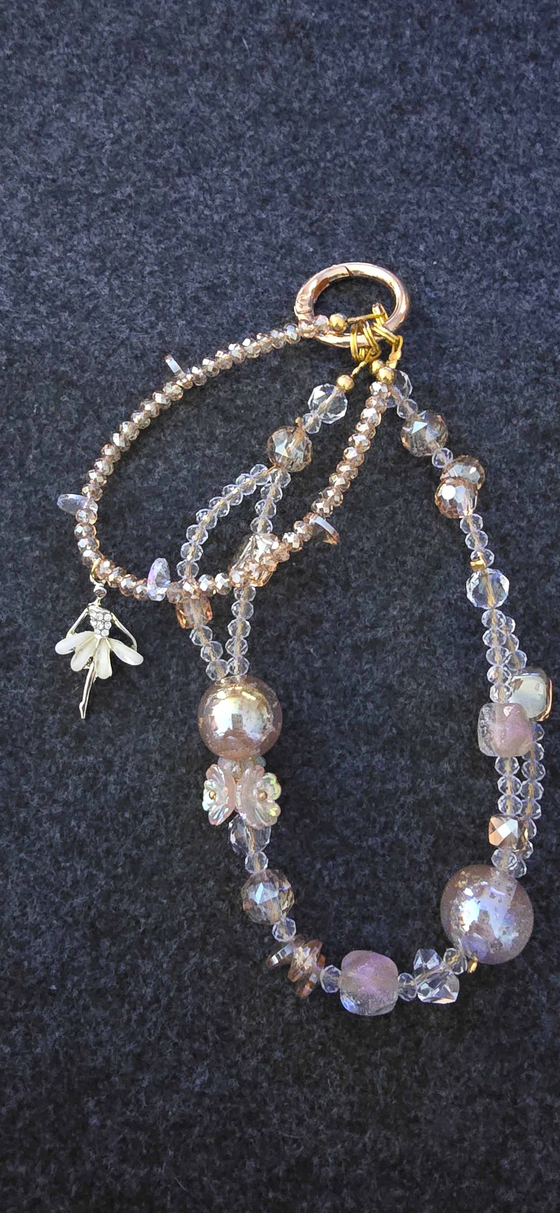 Ballerina Phone Charm or Keychain