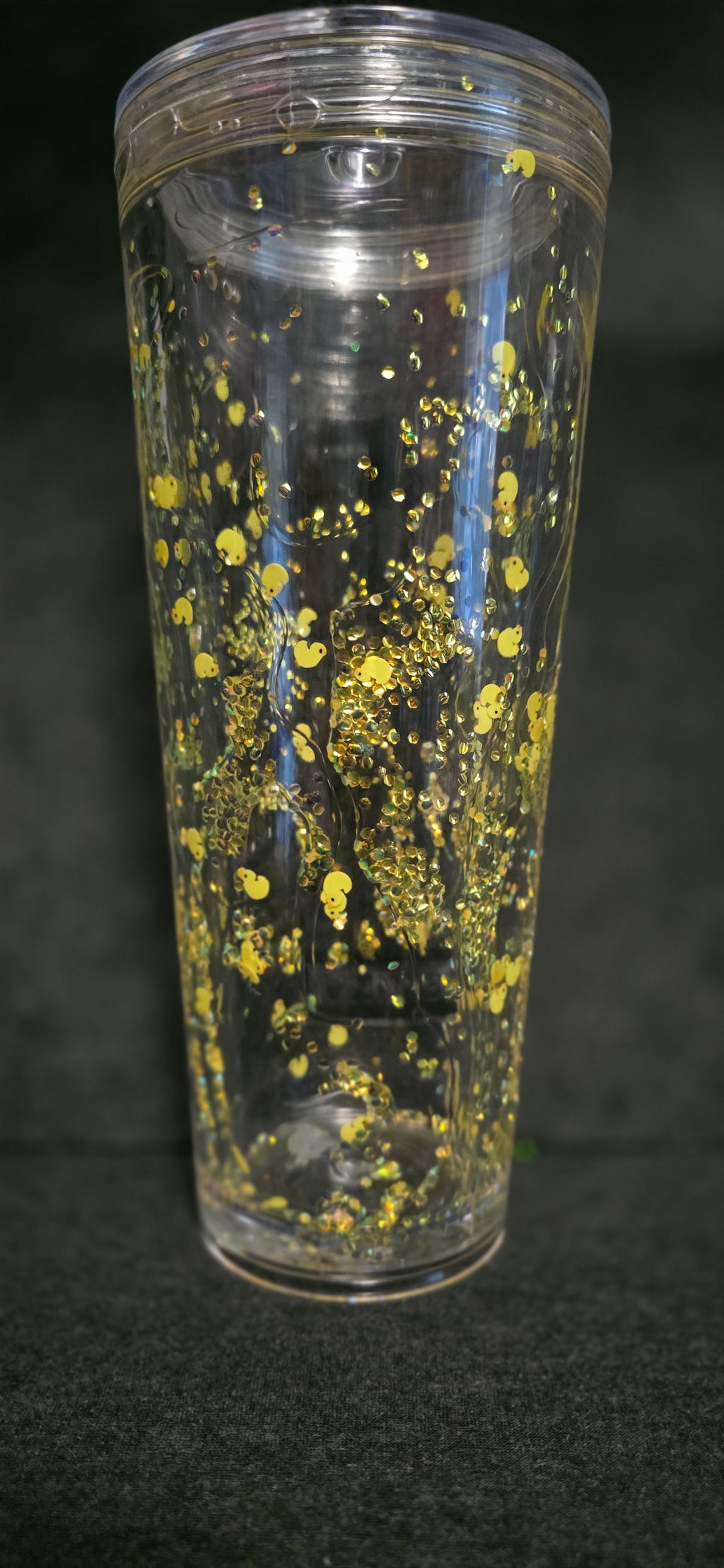 Little Ducky 24oz acrylic clear lava tumbler
