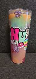 Nurse 24oz acrylic paint tumbler