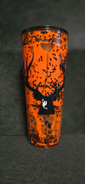 Hunter acrylic 24oz bright orange lava tumbler
