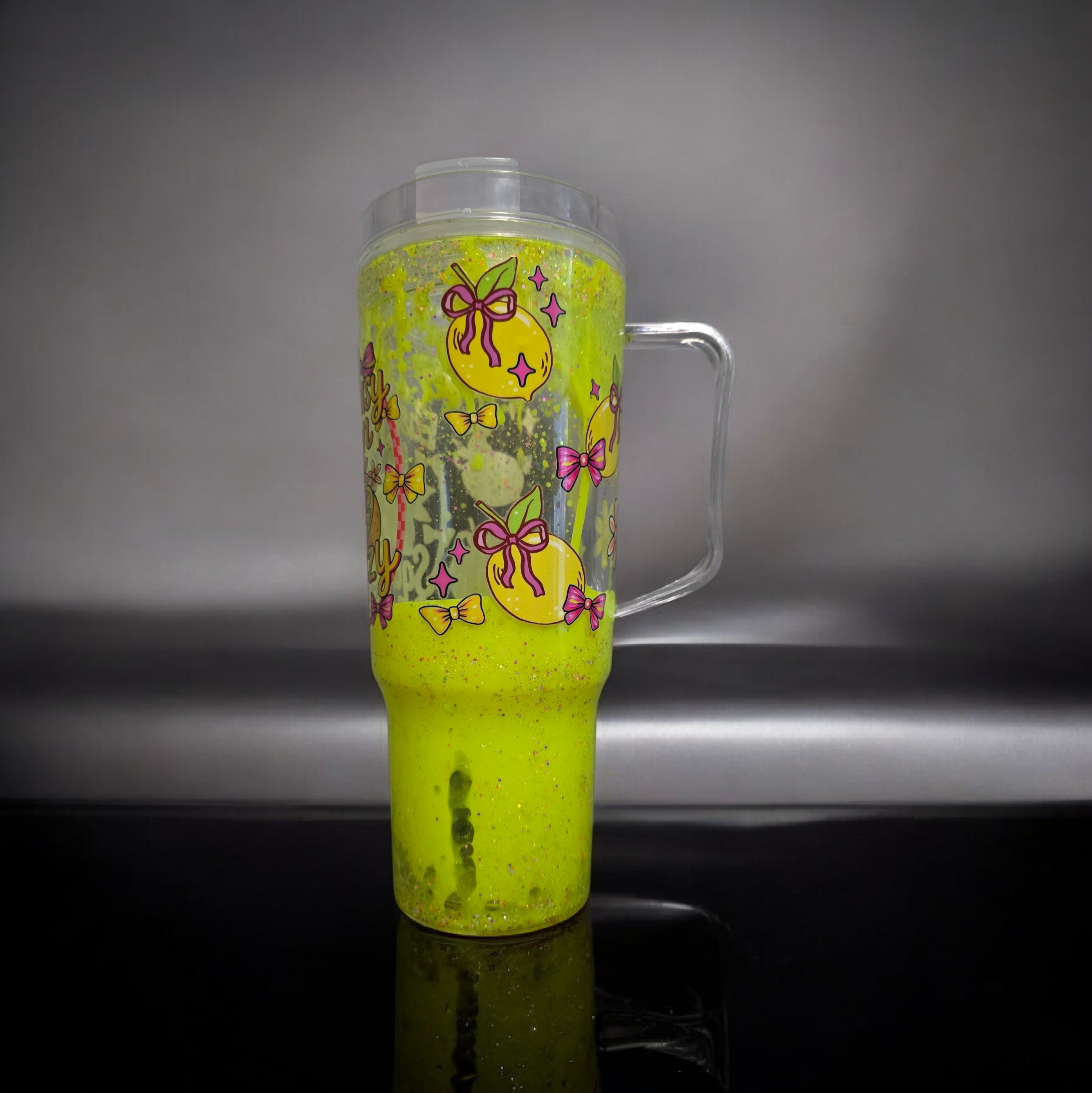 Lemon Squeezy-40oz acrylic w/handle