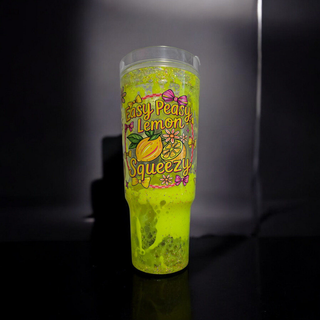 Lemon Squeezy-40oz acrylic w/handle
