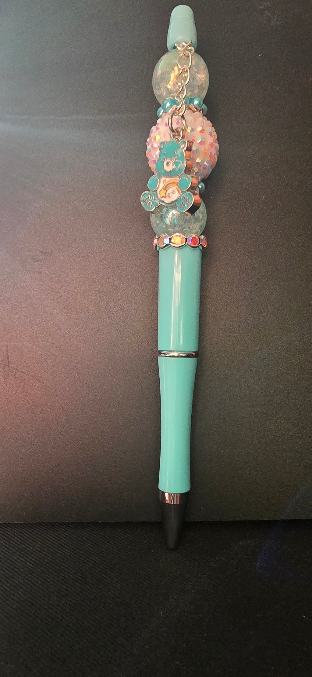 Teal Carebear Pen