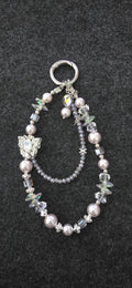 Beaded Butterfly Phone Charm or Keychain