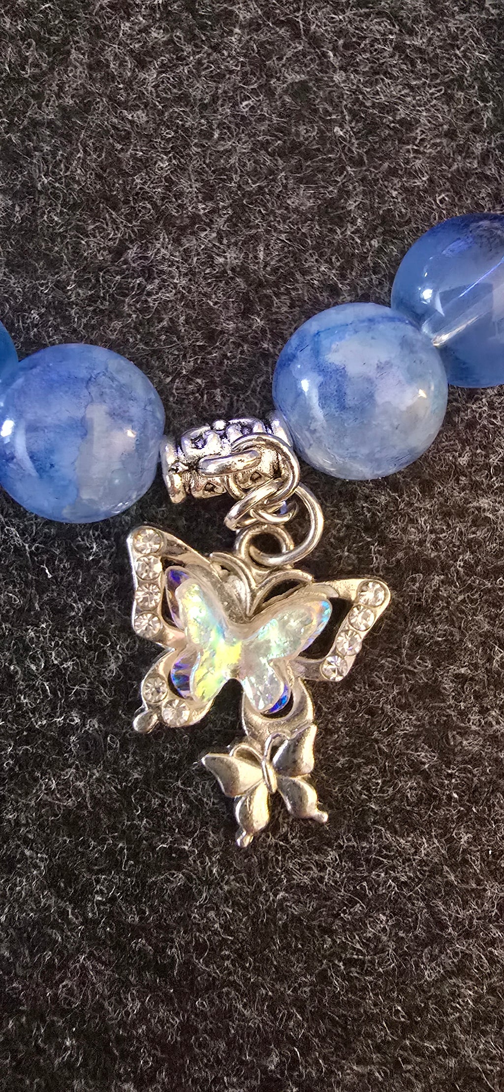 Blue Butterfly Bracelet