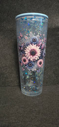 Daisy's acrylic 24oz sparkling lava tumbler
