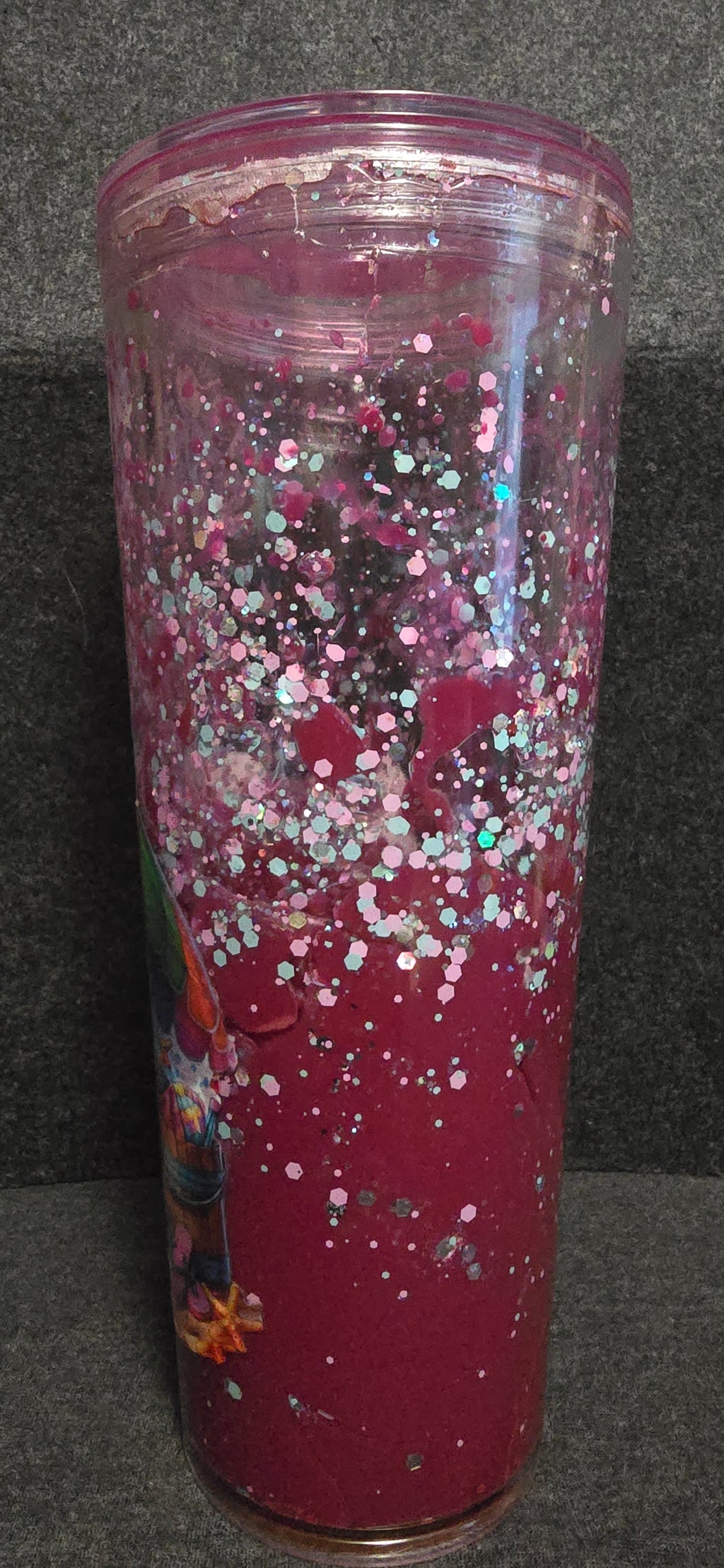 Sweet Summer Moo Moo 24oz acrylic deep pink lava