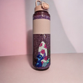 Pink Stitch-32oz plastic water bottle(double walled snow globe)