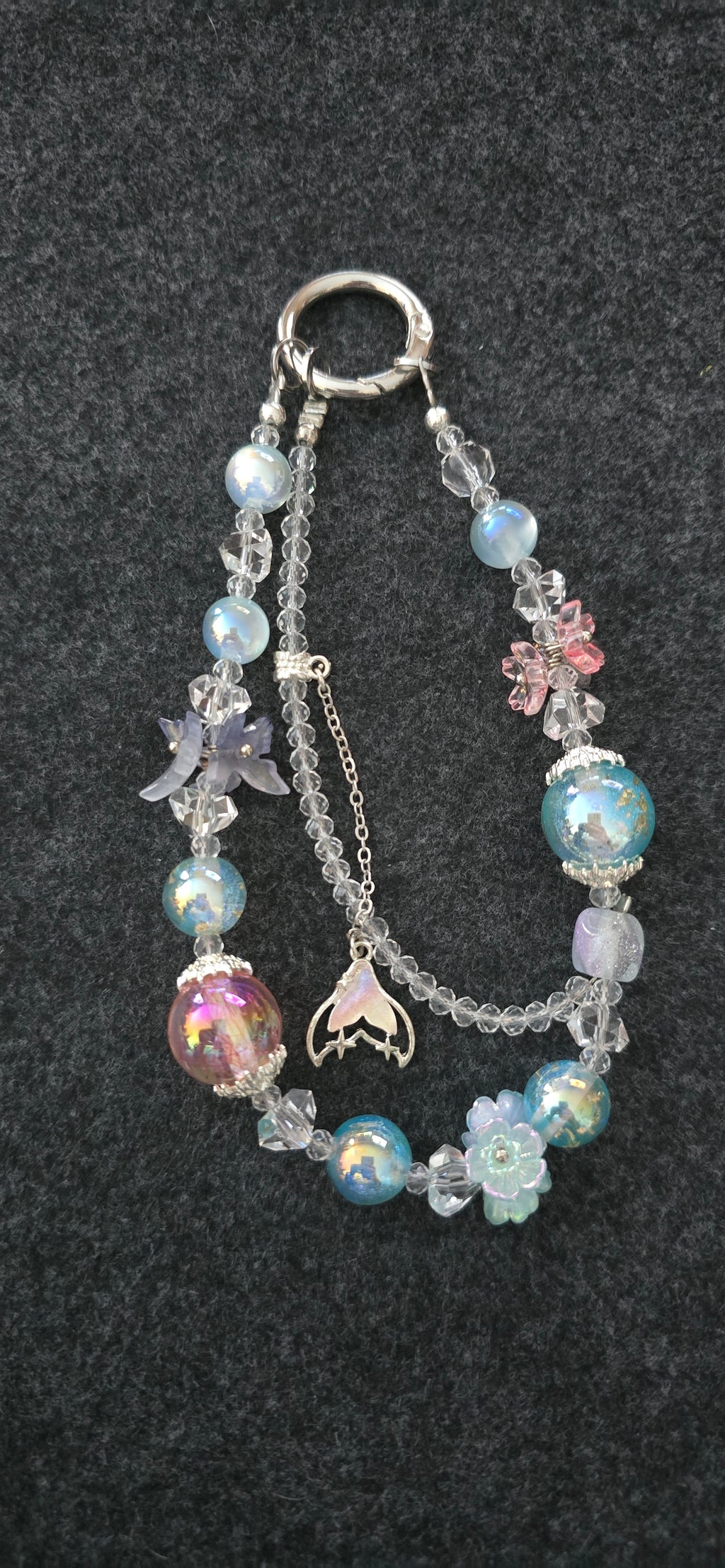 Mermaid Phone Charm or Keychain
