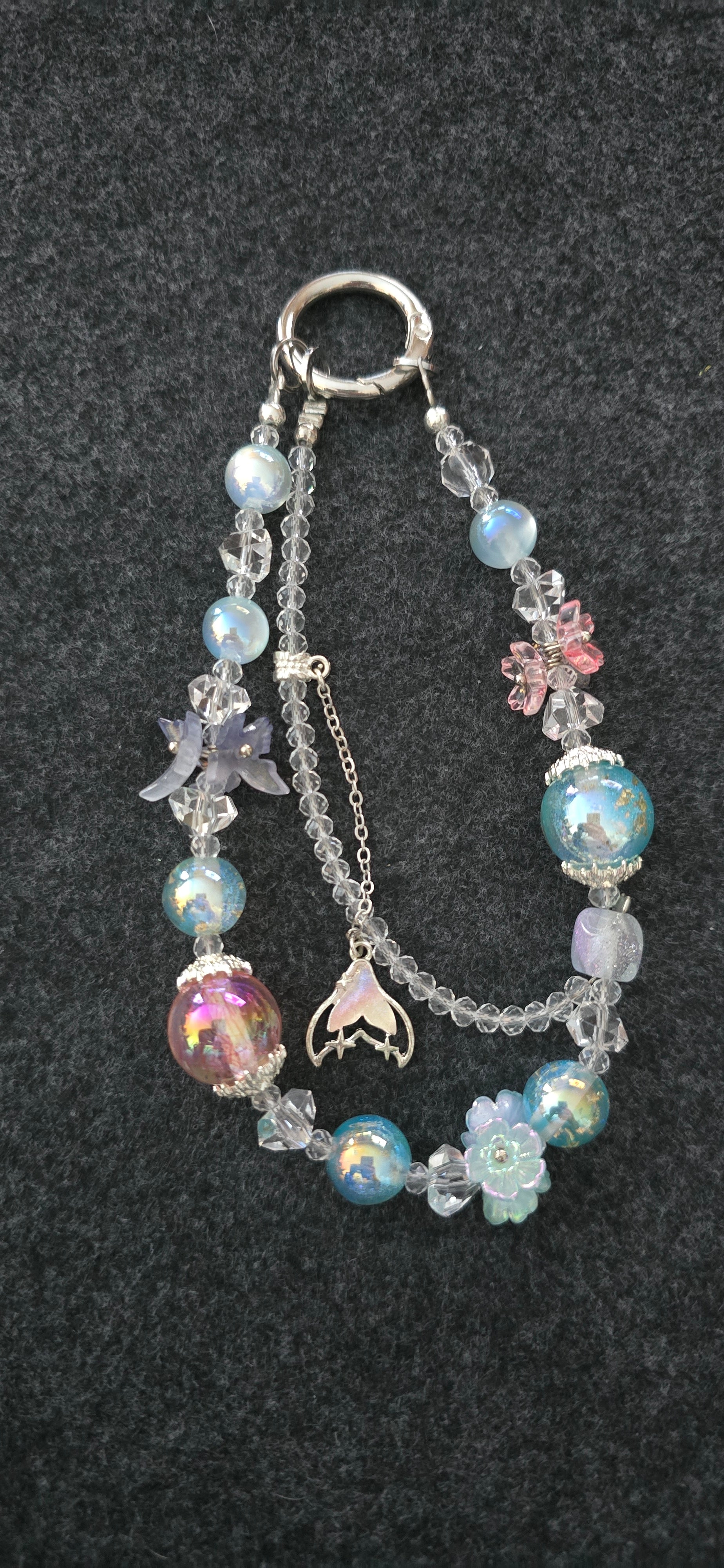 Mermaid Phone Charm or Keychain