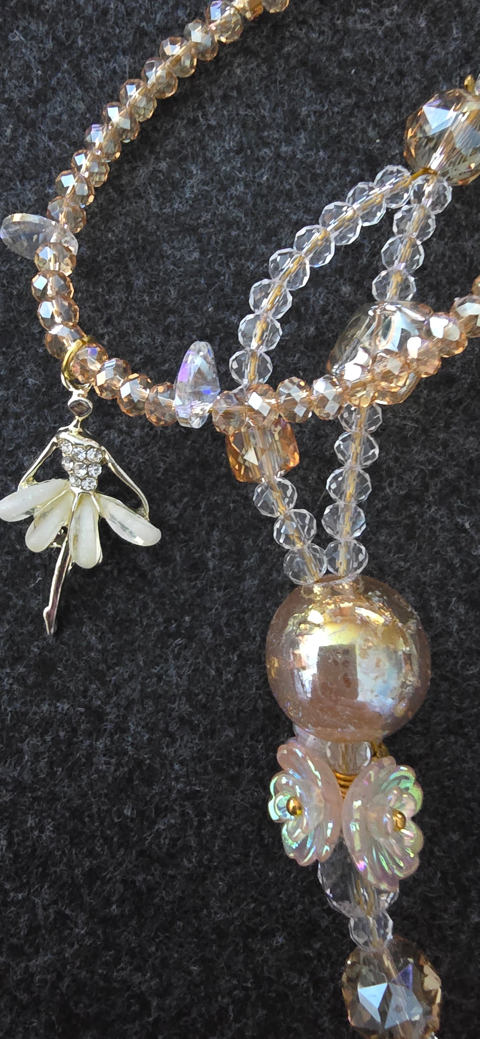 Ballerina Phone Charm or Keychain