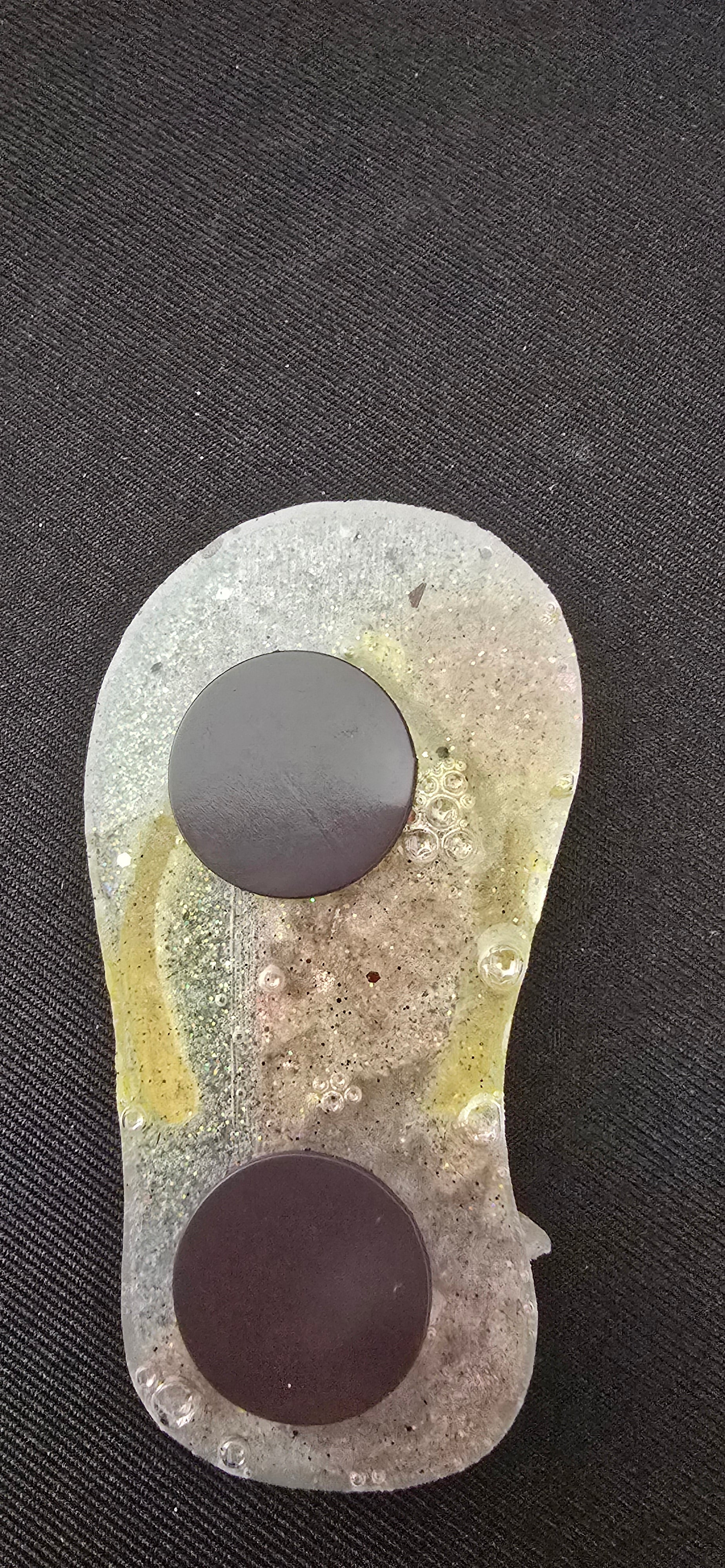 Yellow and Pink Flip-Flop Magent