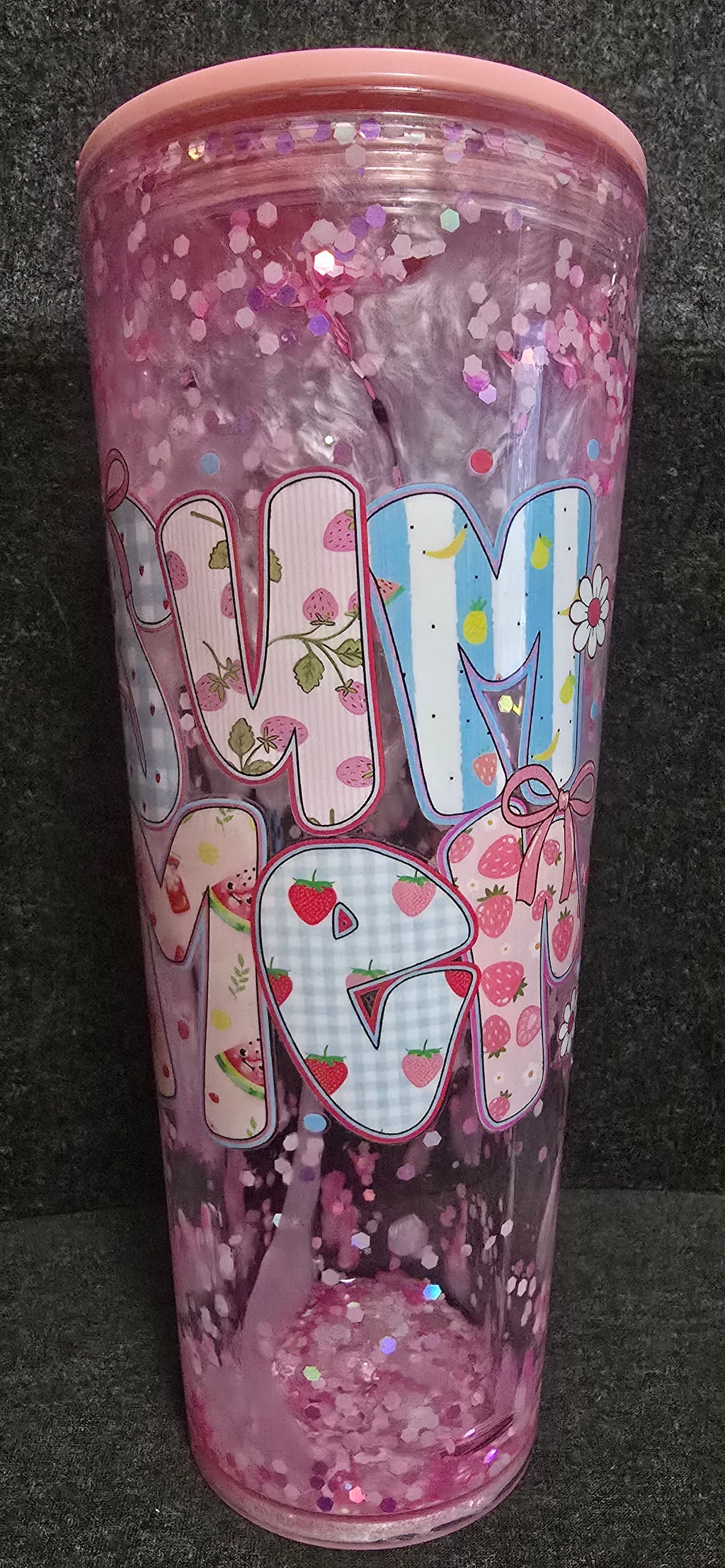 Summer 24oz acrylic lava tumbler tumbler