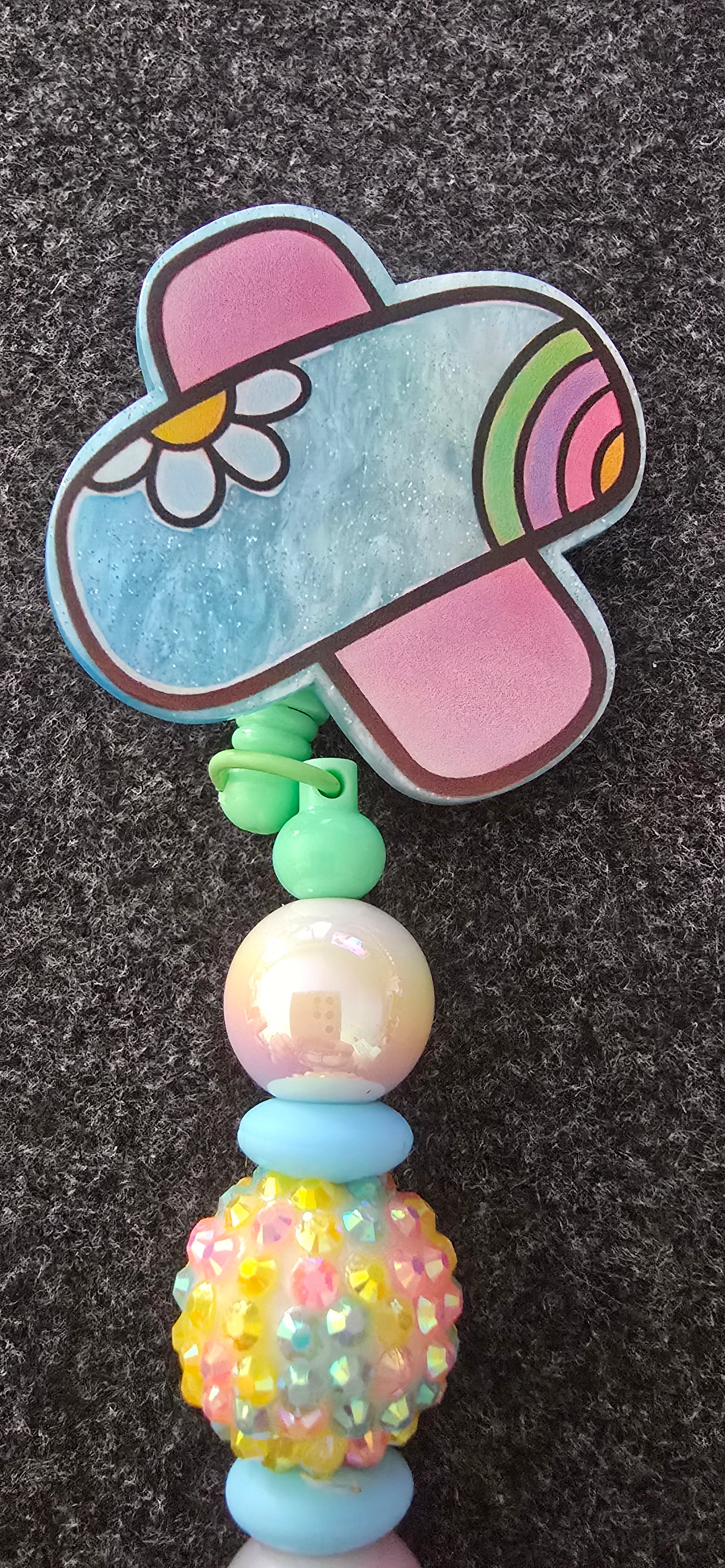 Colorful Retractable Pen w/clip