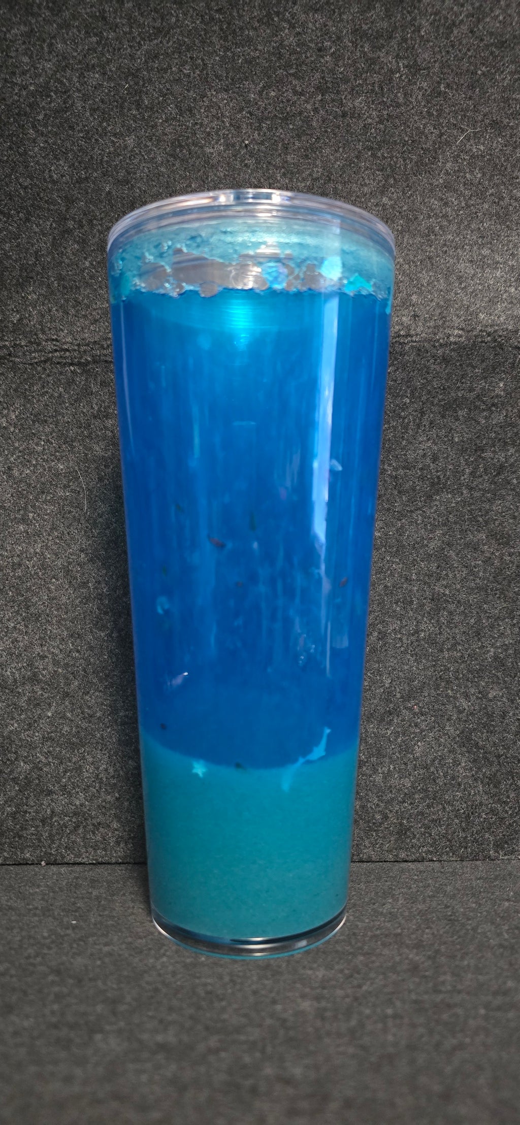 Little Beachy acrylic 24oz beach ⛱️ 💙 tumbler(can add decal}