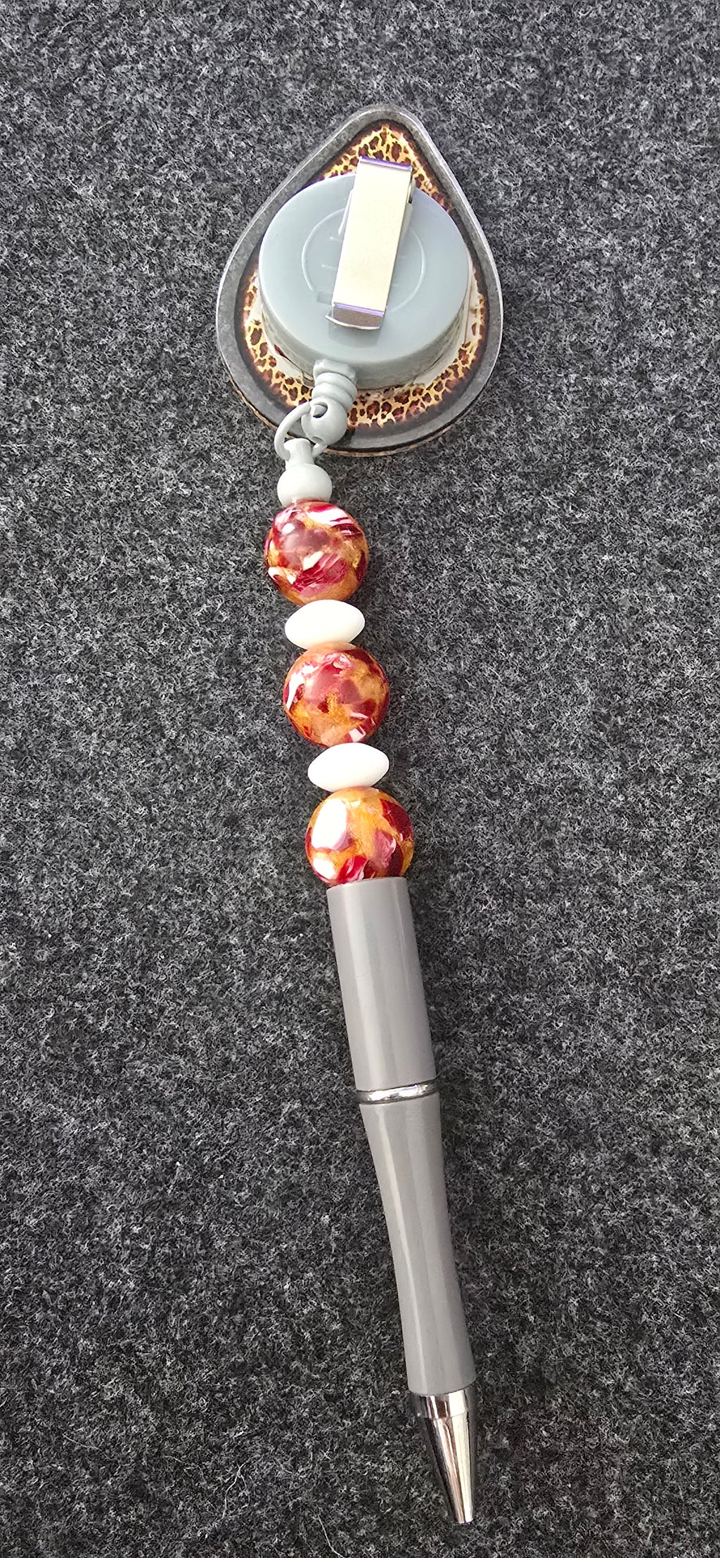Books&Coffee Retractable Pen w/clip