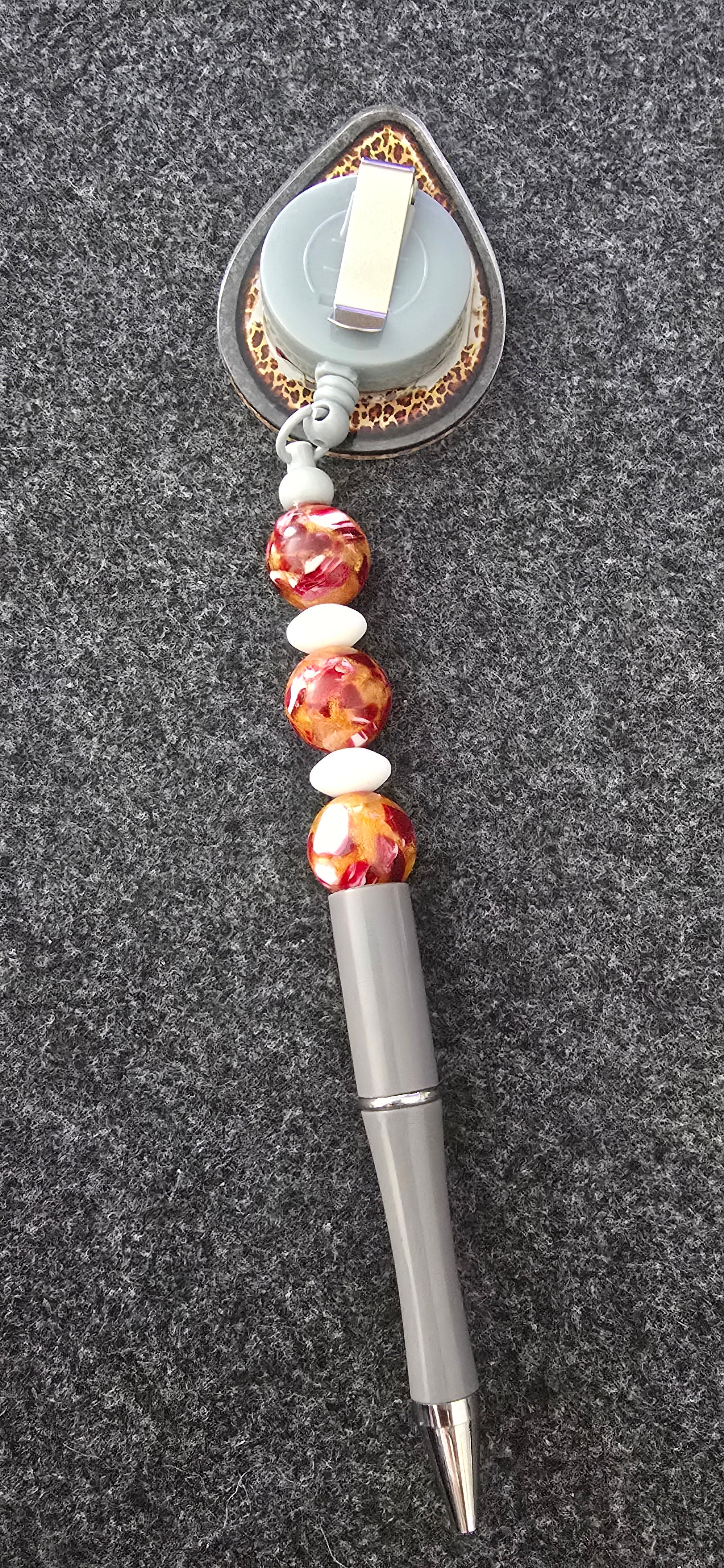 Books&Coffee Retractable Pen w/clip