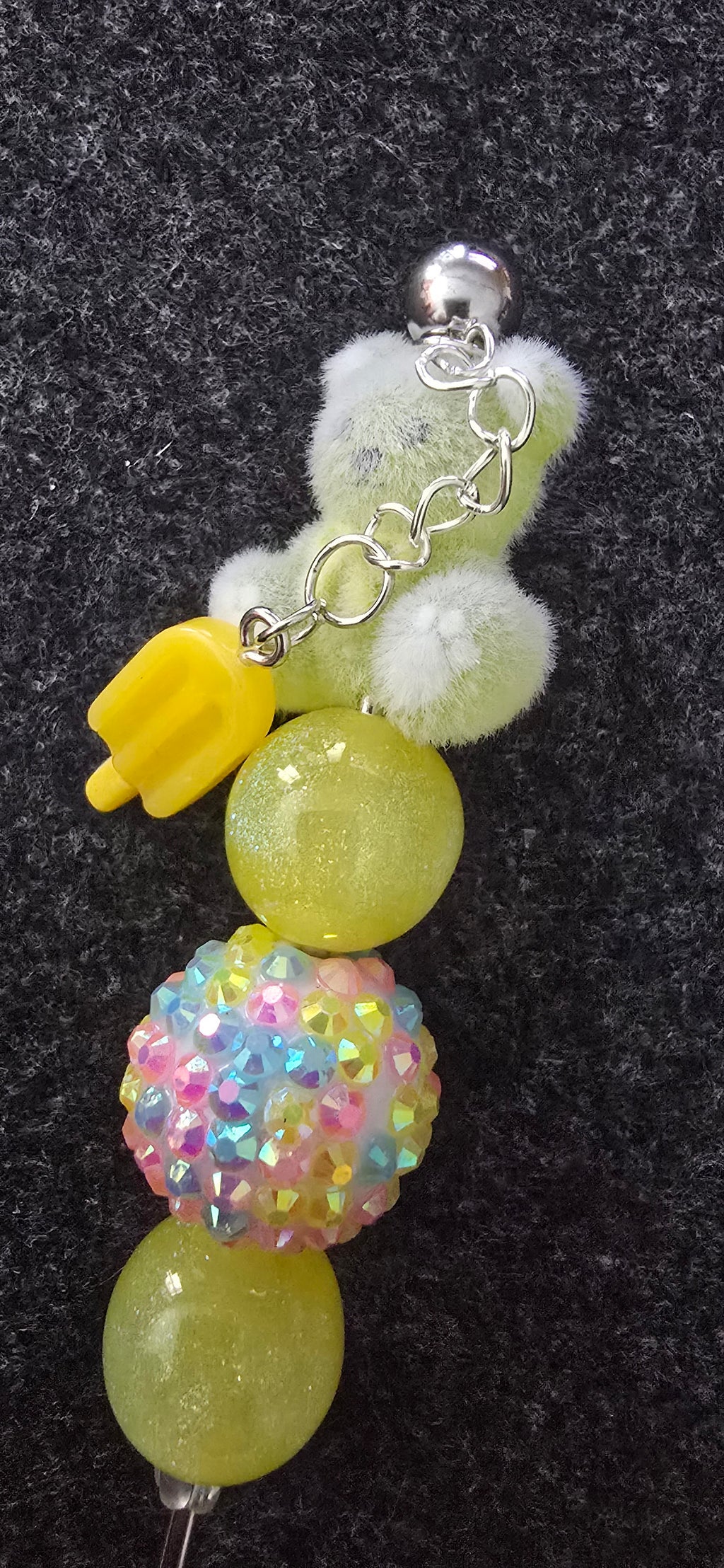Fuzzy Yellow Bear Pokey Tool
