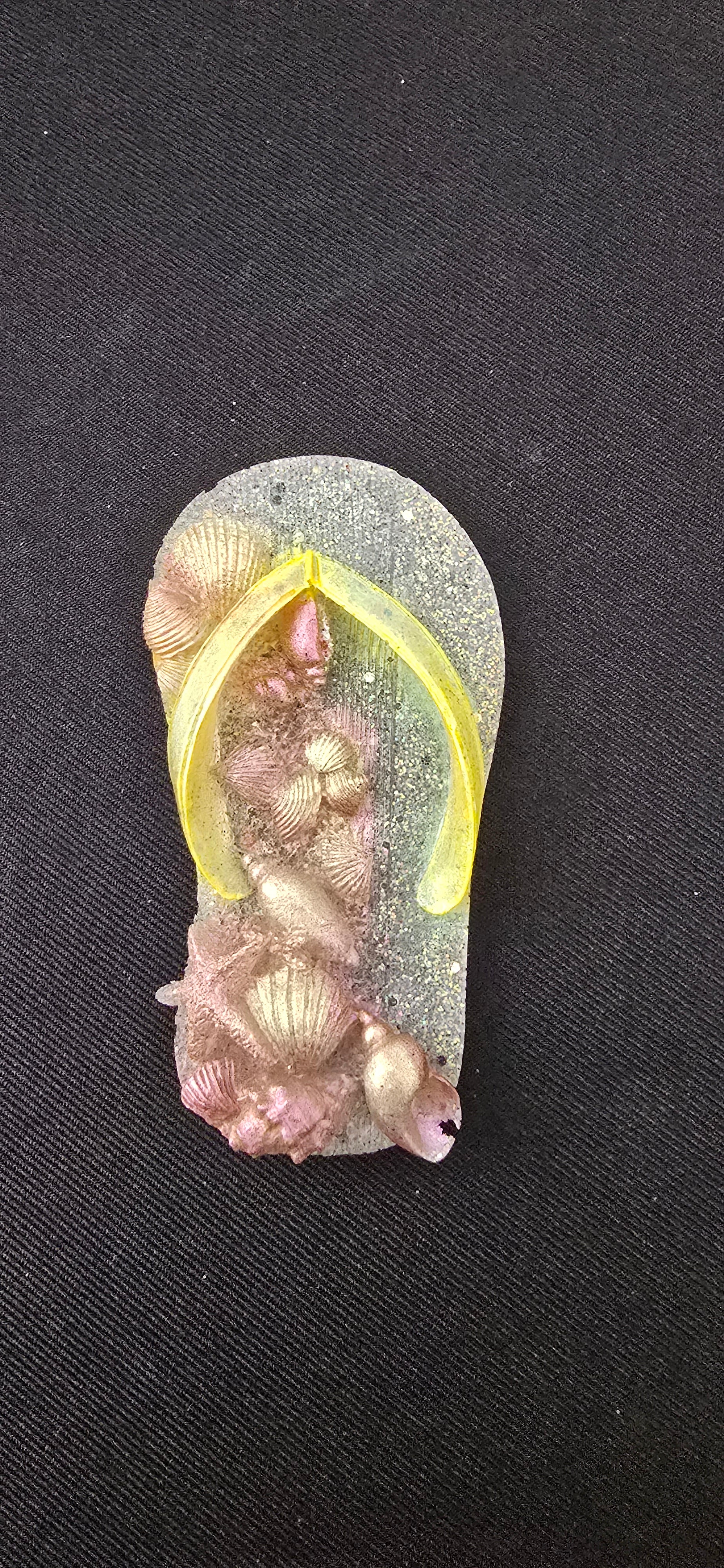 Yellow and Pink Flip-Flop Magent