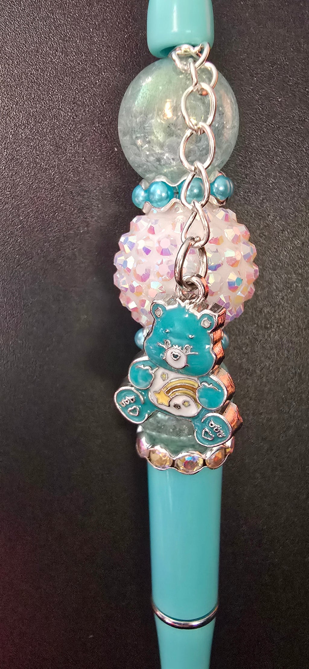 Teal Carebear Pen