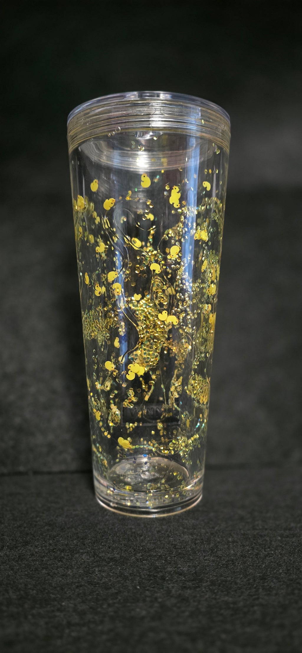 Little Ducky 24oz acrylic clear lava tumbler