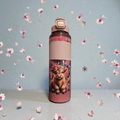 Tan Cow-32oz plastic water bottle(double walled snow globe)